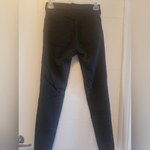 MNG high rise, black, waxed, skinny jeans - Picture 5 of 5